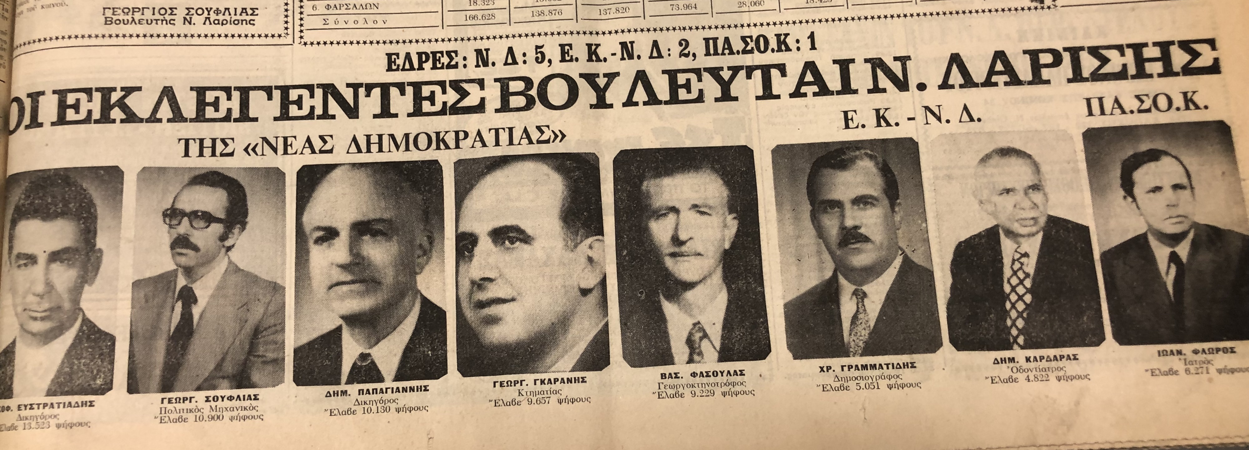 Σπάνια ντοκουμέντα: Οι εκλογές στη Λάρισα από το 1974 μέχρι το 1990
