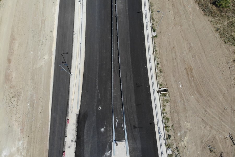 Δείτε εντυπωσιακά εναέρια πλάνα από την υπό κατασκευή Περιφερειακή Οδό ΔΕΥΑΛ - Γεωργική Σχολή (φωτο - βίντεο)