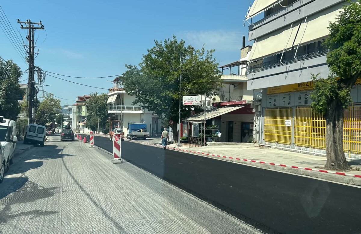 Ασφαλτοστρώνεται κεντρική οδός του Βόλου – Προχωρά ο σχεδιασμός της Δημοτικής Αρχής