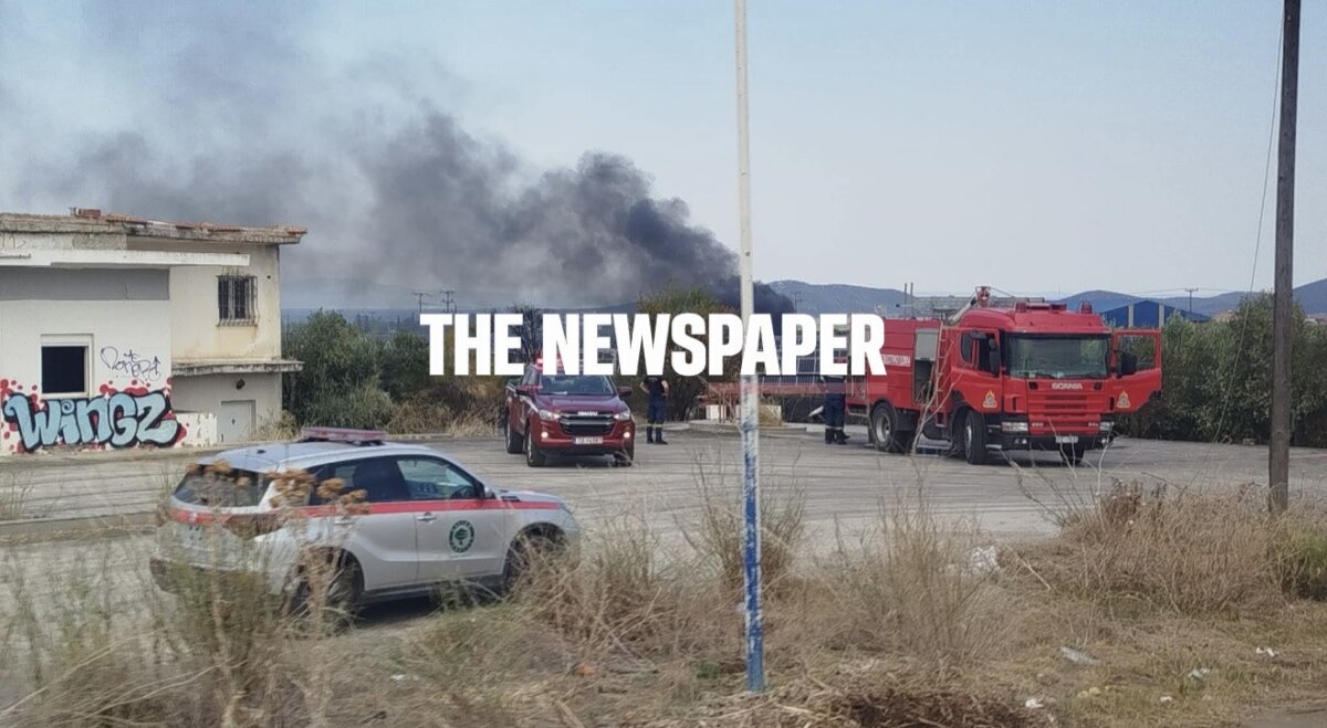 ΤΩΡΑ: Μεγαλώνει η φωτιά στον Αλμυρό – Καίει αποθήκη και ελαιόδεντρα, απειλεί χώρο με παιχνίδια λούνα παρκ
